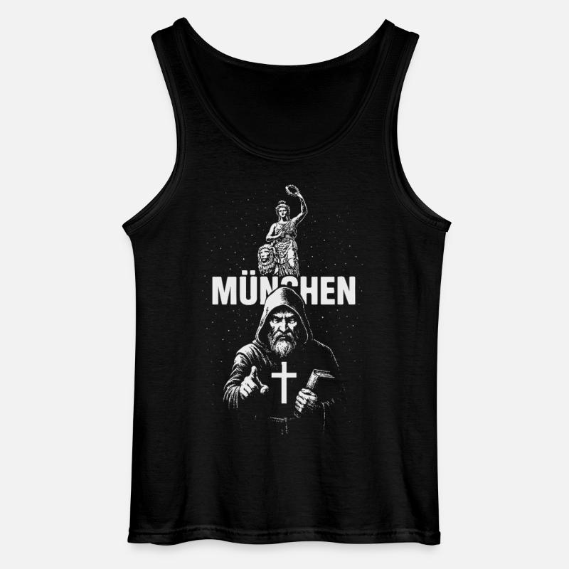 Mönch von München - Gildan Männer Tank Top - Schwarz