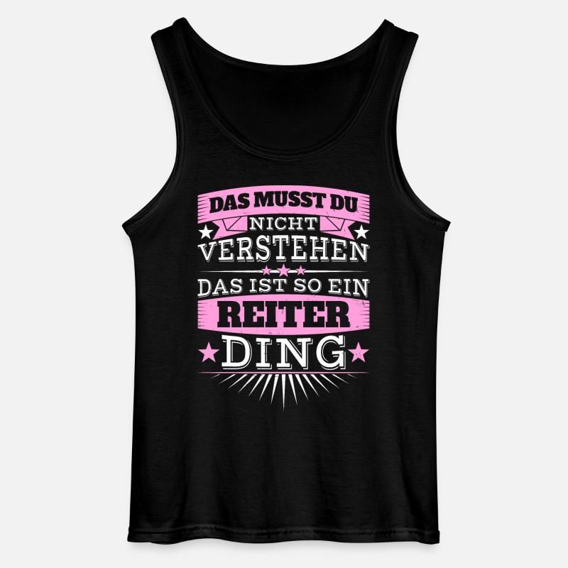Das ist ein Reiter-Ding - Gildan Männer Tank Top - Schwarz