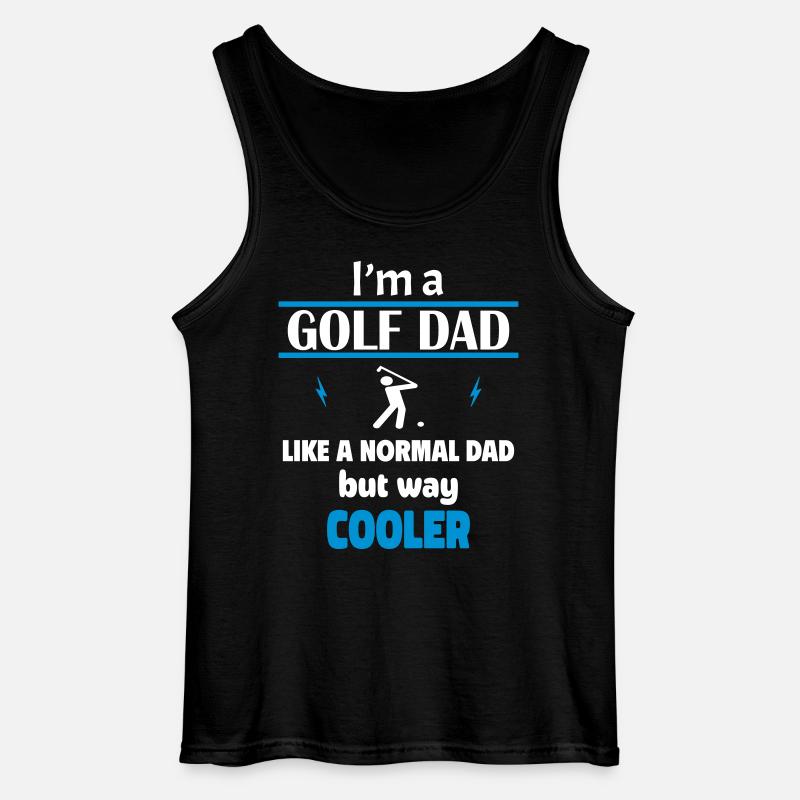 ich bin ein golf papa - Gildan Männer Tank Top - Schwarz
