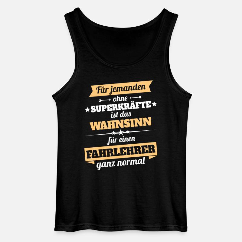 Fahrlehrer - Held - Gildan Männer Tank Top - Schwarz