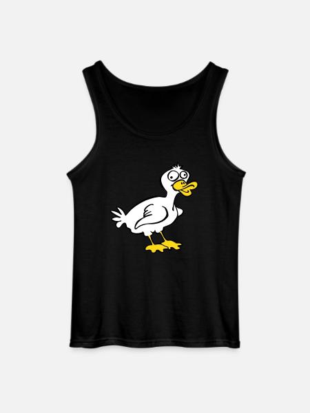 Dumb Duck - Gildan Men’s Tank Top - black