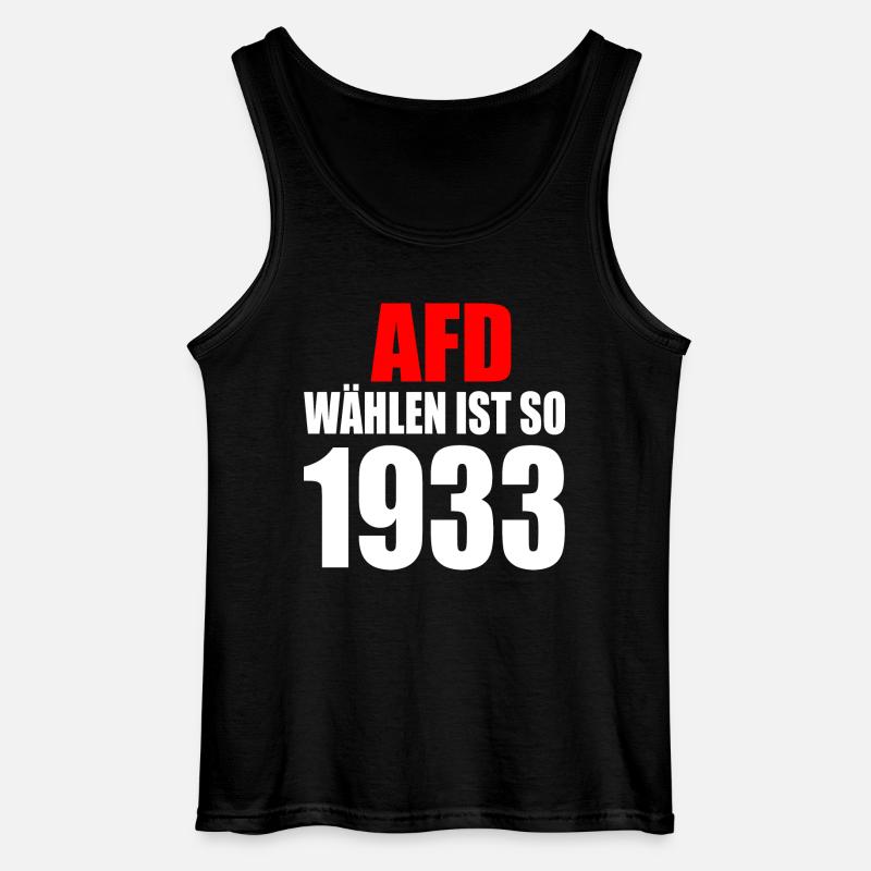 Afd wählen ist so 1933 - Gildan Männer Tank Top - Schwarz