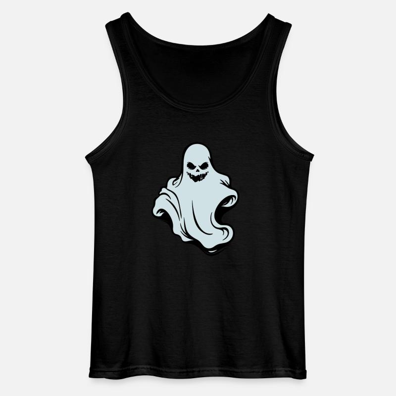 Der Geist - the ghost - Gildan Männer Tank Top - Schwarz