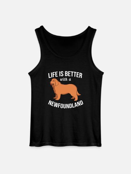 Newfoundland - Gildan Men’s Tank Top - black