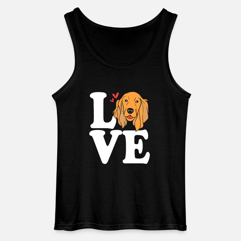 Cocker Spaniel Dad - Gildan Men’s Tank Top - black