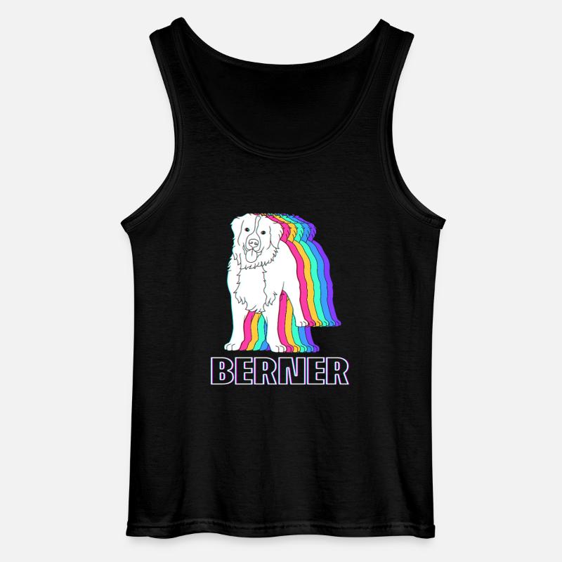 Berner Sennenhund - Gildan Männer Tank Top - Schwarz