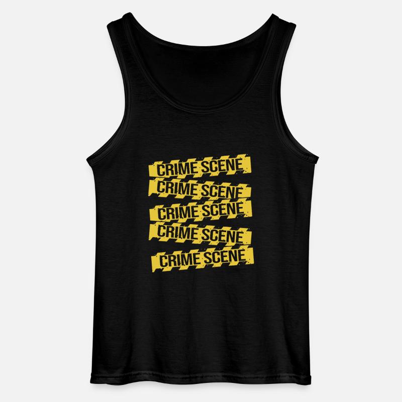 Forensik Forensiker - Gildan Männer Tank Top - Schwarz