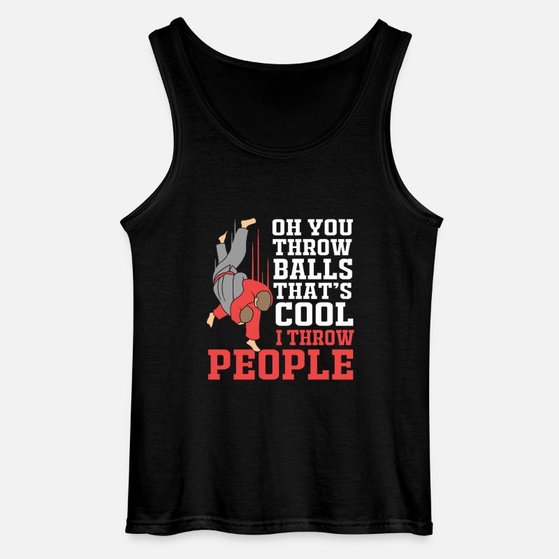 Judo - Gildan Männer Tank Top - Schwarz