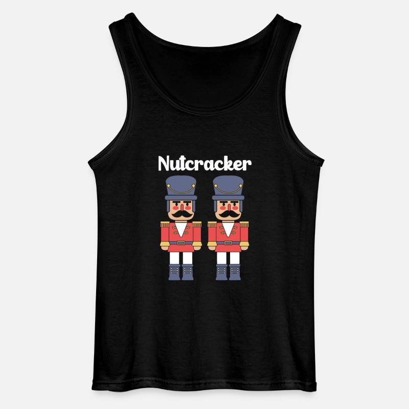 Nussknacker Weihnachten - Gildan Männer Tank Top - Schwarz