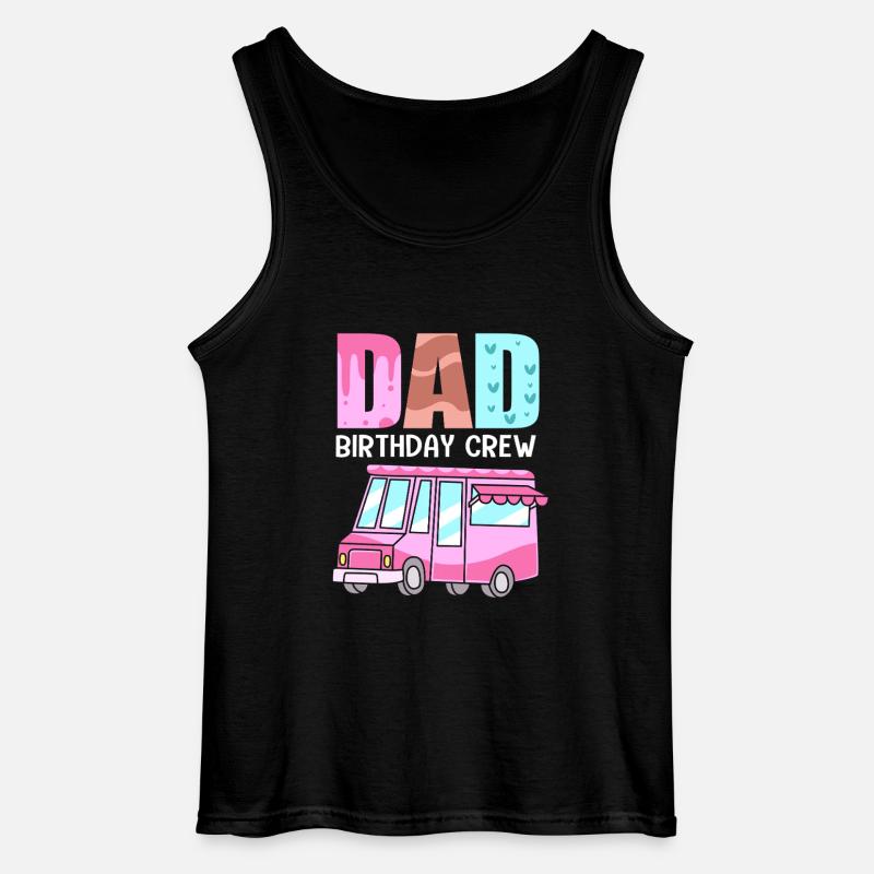 Eiscreme Eiswagen Eis Eisdiele - Gildan Männer Tank Top - Schwarz