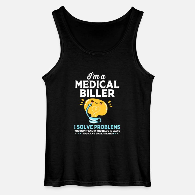 Medical Coder - Gildan Men’s Tank Top - black