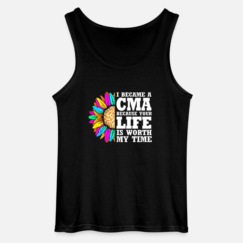 MFA Arzthelferin - Gildan Männer Tank Top - Schwarz