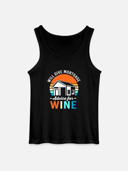 Debt Condominium Mortgage - Gildan Men’s Tank Top - black