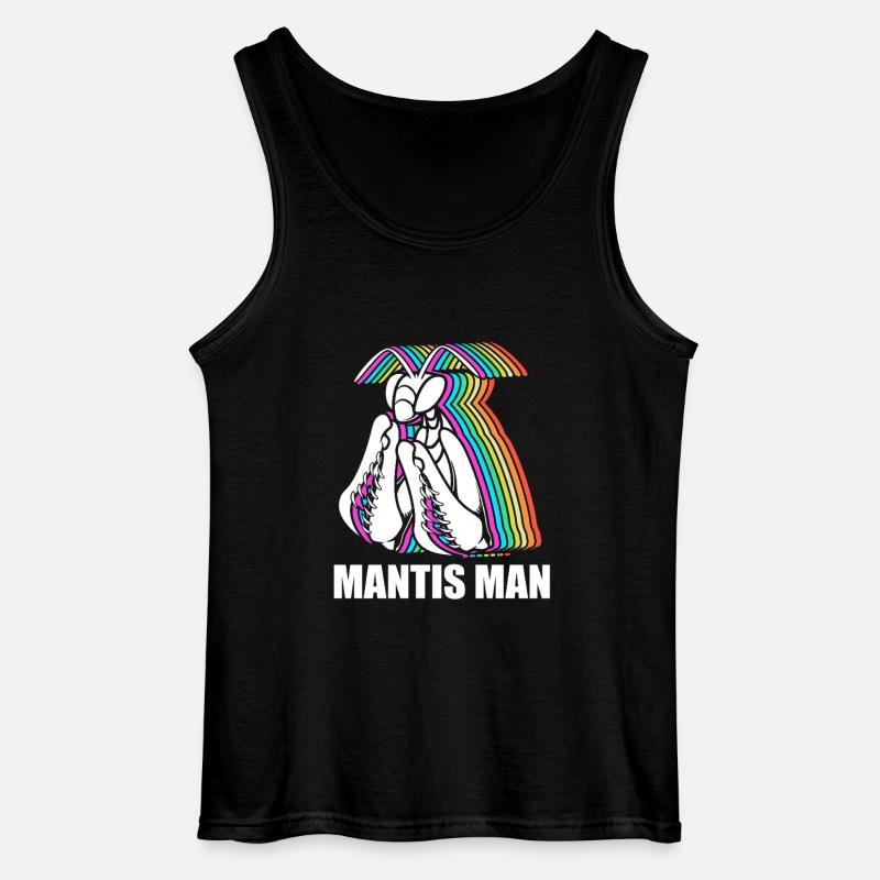 Gottesanbeter Gottesanbeterin Mantis - Gildan Männer Tank Top - Schwarz