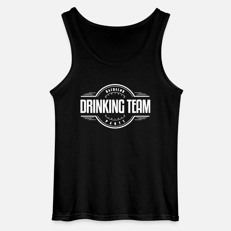 bachelor party drinking team2 - Gildan Männer Tank Top - Schwarz