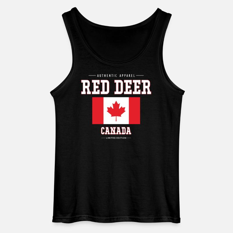 Red Deer - Gildan Männer Tank Top - Schwarz