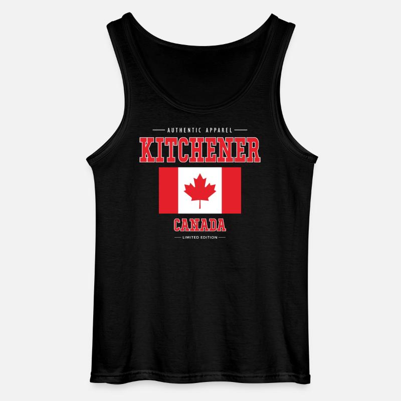Kitchener - Gildan Männer Tank Top - Schwarz