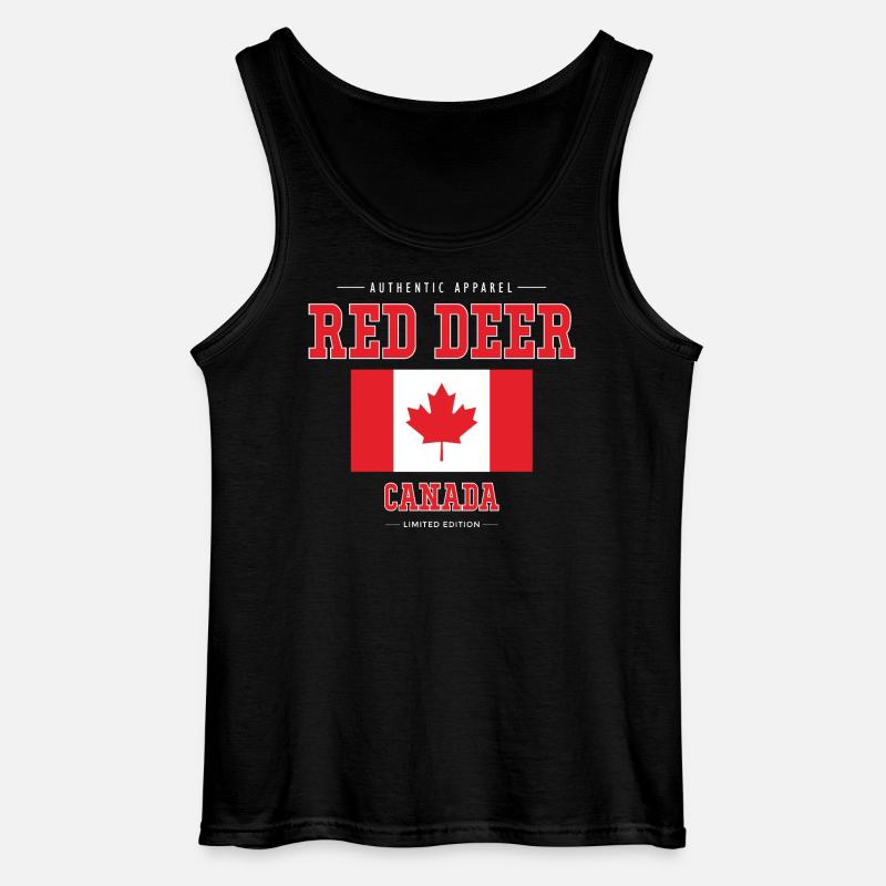 Red Deer - Gildan Männer Tank Top - Schwarz