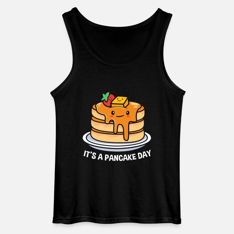 Pfannkuchen - Gildan Männer Tank Top - Schwarz