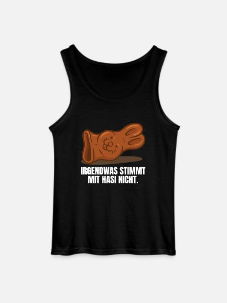 Schokoladenhase Ostern - Gildan Männer Tank Top - Schwarz