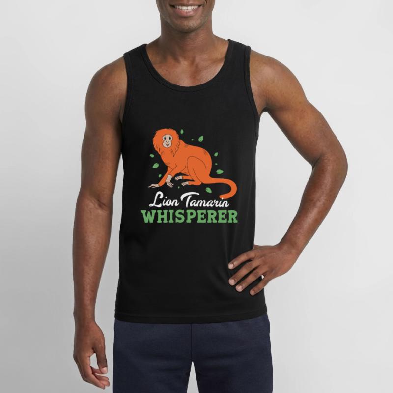 Tamarin Monkey Monkey Monkey Monkey Face Gildan Men’s Tank Top