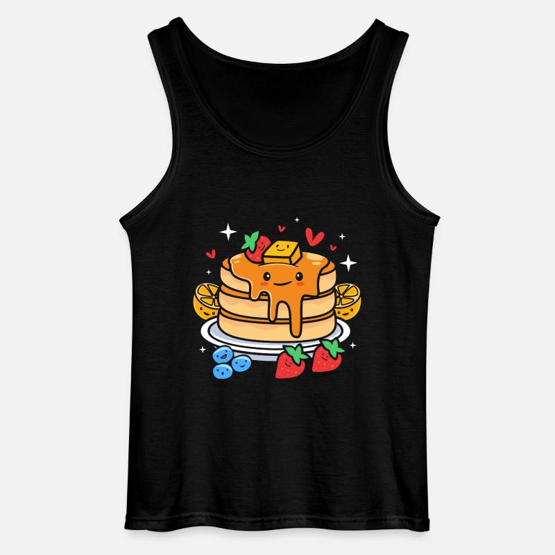 Pfannkuchen - Gildan Männer Tank Top - Schwarz