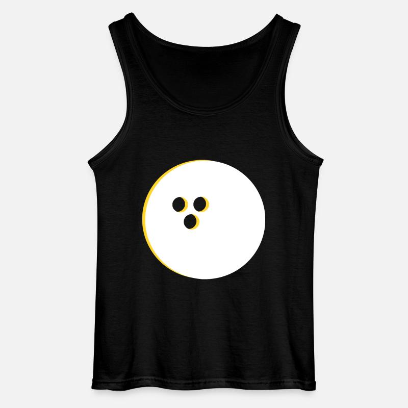 Bowlingkugel, Bowling - Gildan Männer Tank Top - Schwarz