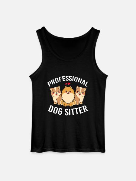 Pet Sitter Pets Babysitter - Gildan Men’s Tank Top - black