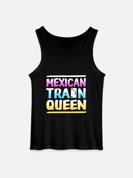 Mexican Train Domino - Gildan Männer Tank Top - Schwarz