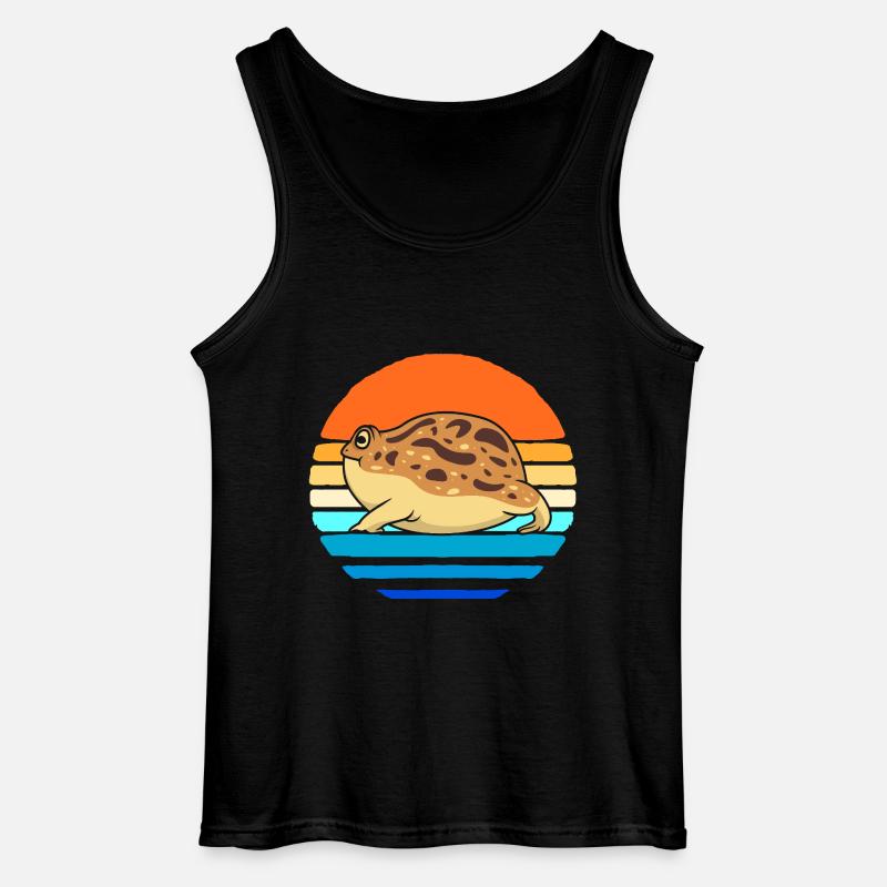 Frosch Desert Rain Frog - Gildan Männer Tank Top - Schwarz