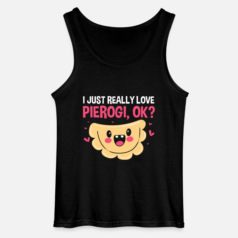 Pierogi Polen Polnisch - Gildan Männer Tank Top - Schwarz