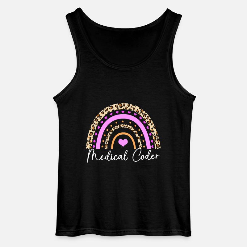 Medical Coder - Gildan Men’s Tank Top - black