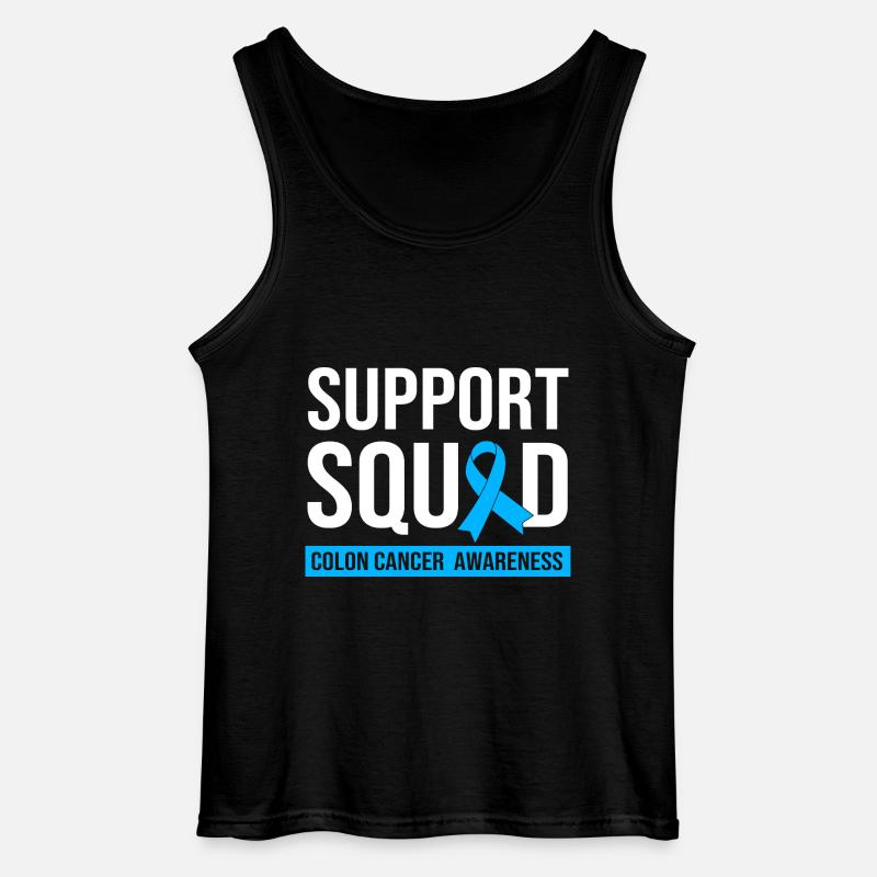 Darm Krebs Dickdarm - Gildan Männer Tank Top - Schwarz