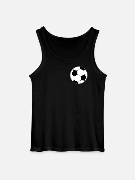 Fußball Ball  - Gildan Männer Tank Top - Schwarz