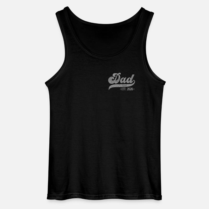 Dad EST. 2026 – Perfektes Geschenk - Gildan Männer Tank Top - Schwarz