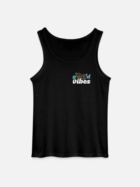 good_vibes - Débardeur Gildan Homme - noir