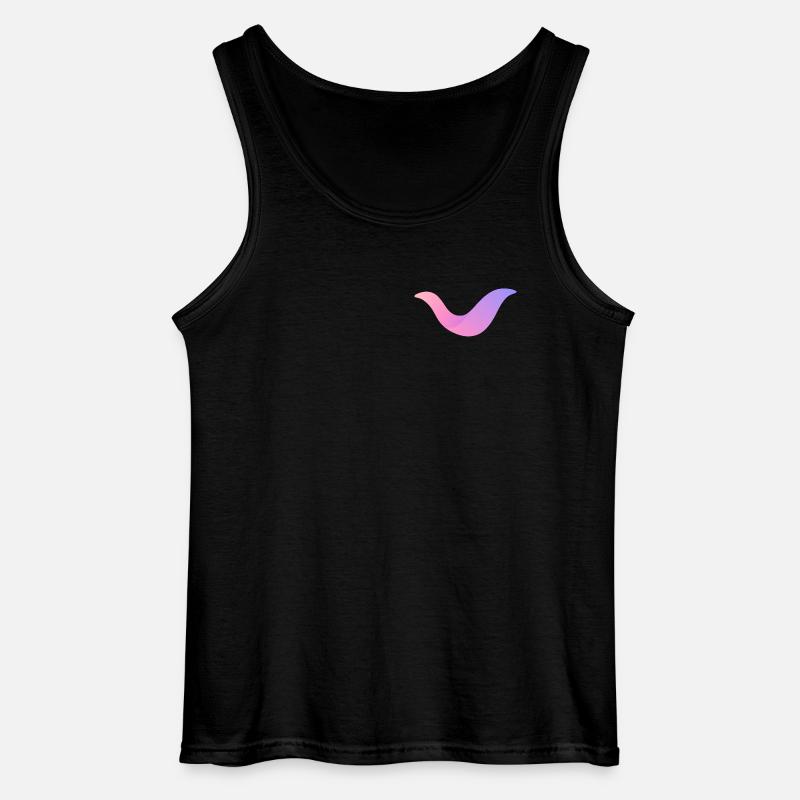 Nébuleuse Gradient Swoosh - Débardeur Gildan Homme - noir