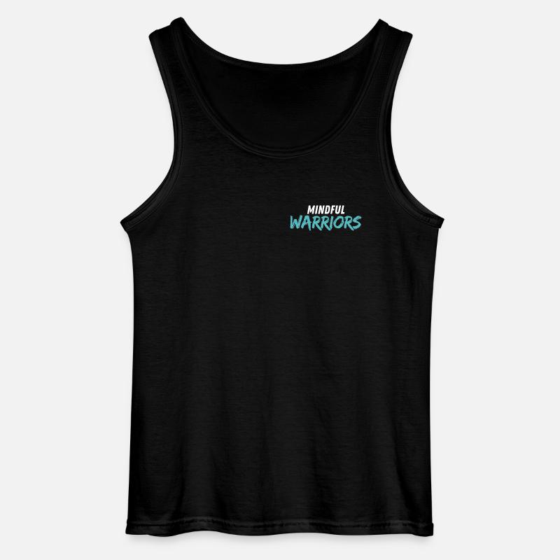Mindful Warriors Logo - Gildan Männer Tank Top - Schwarz