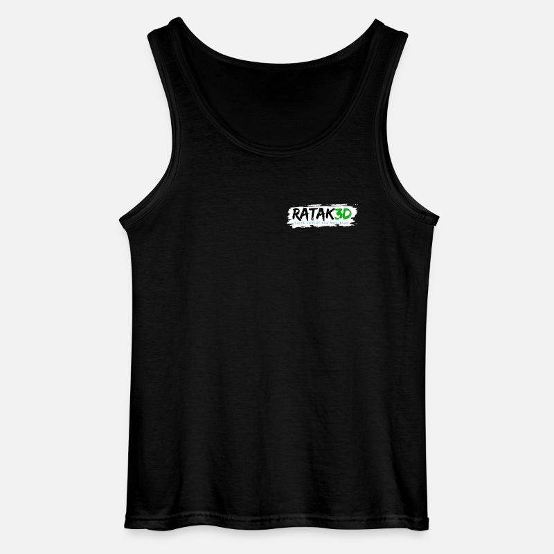 ratak3d - Gildan Männer Tank Top - Schwarz