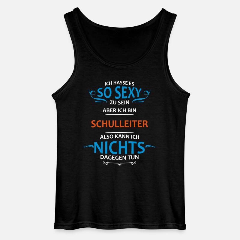 Schulleiter Beruf - Gildan Männer Tank Top - Schwarz