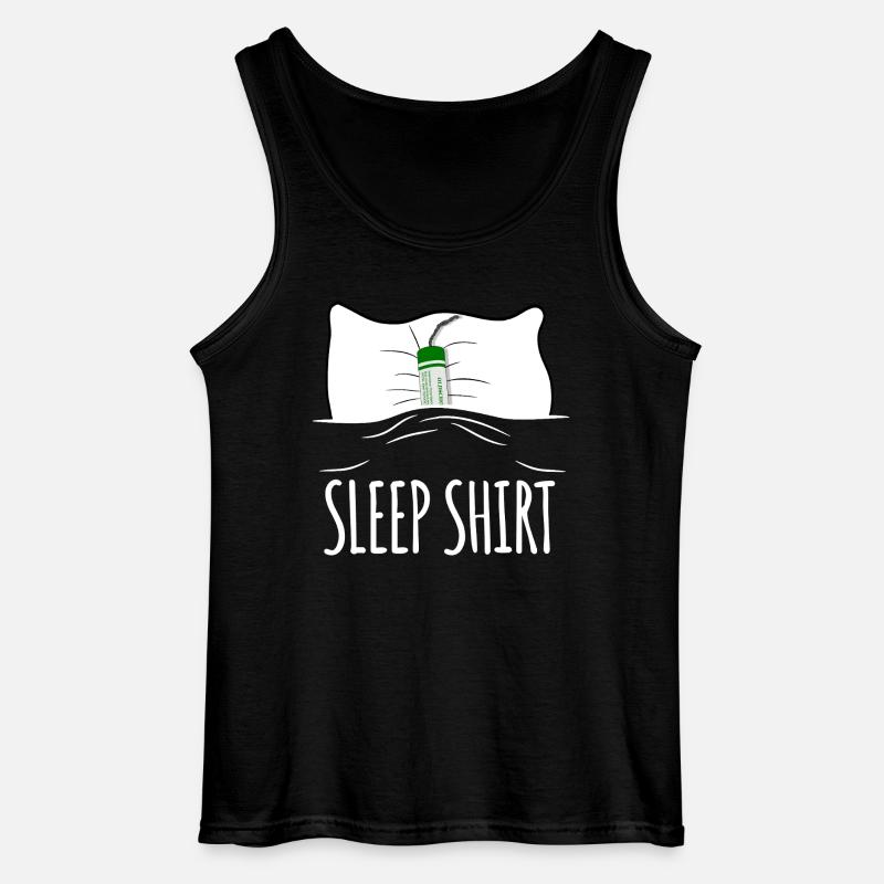 Fireworks Late risers - Gildan Men’s Tank Top - black
