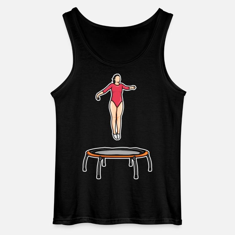 Trampolin Mädel - Gildan Männer Tank Top - Schwarz