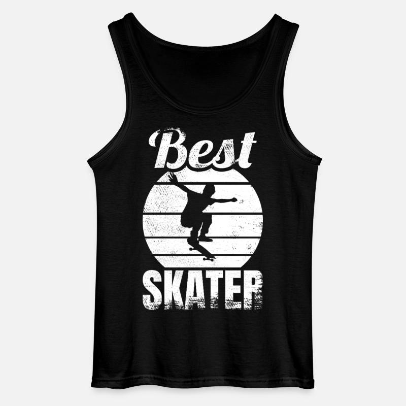 Bester Skater - Gildan Männer Tank Top - Schwarz