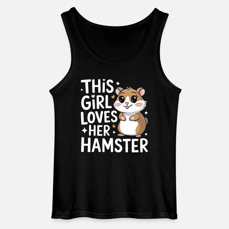 Hamster - Gildan Männer Tank Top - Schwarz
