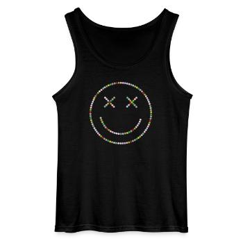 XTC SMILE PILLS - Gildan Männer Tank Top - Schwarz - Vorne - AI Model Male 185 dark (185cm)
