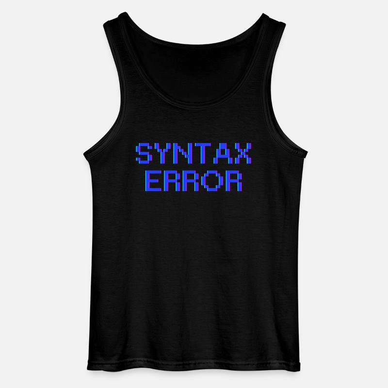 Syntaxfehler - Gildan Männer Tank Top - Schwarz