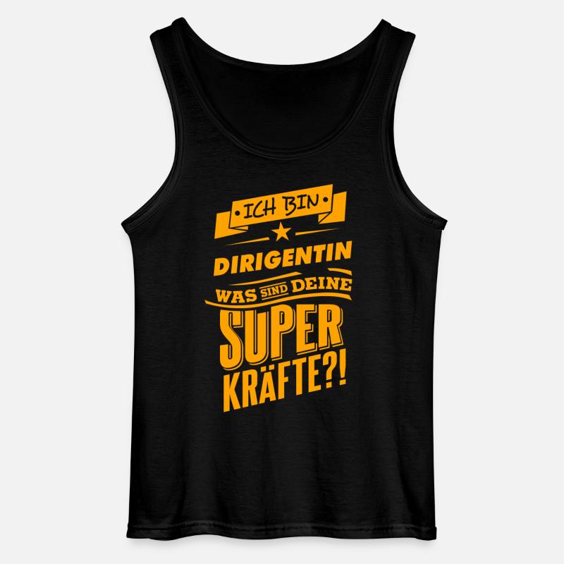 Be a hero - Dirigentin Geschenk - Gildan Männer Tank Top - Schwarz