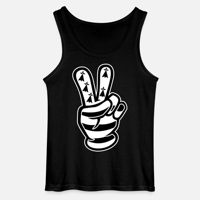 Sieg Breizh - Gildan Männer Tank Top - Schwarz