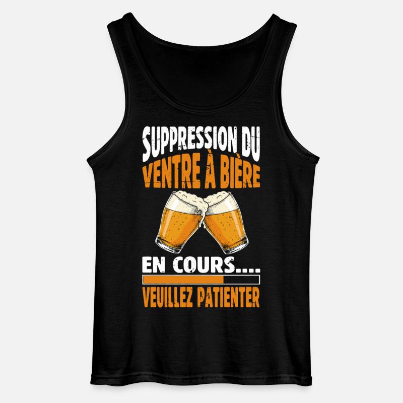 Bierbauchentfernung Im Laufenden Humor - Gildan Männer Tank Top - Schwarz