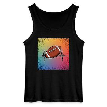 Touchdown! Die Faszination des American Football - Gildan Männer Tank Top - Schwarz - Vorne - AI Model Male 185 dark (185cm)